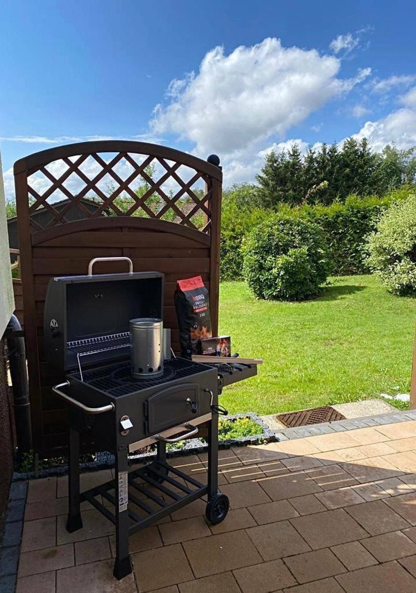 Grillplatz im Garten
